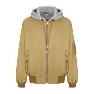 Loewe Men Technical Fabric Bomber Jacket